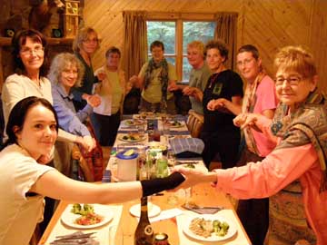 Dao of Well Being Women's Retreat dining
